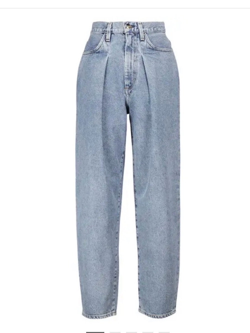 GOLDSIGN
The Pleat Curve Tapered Jeans